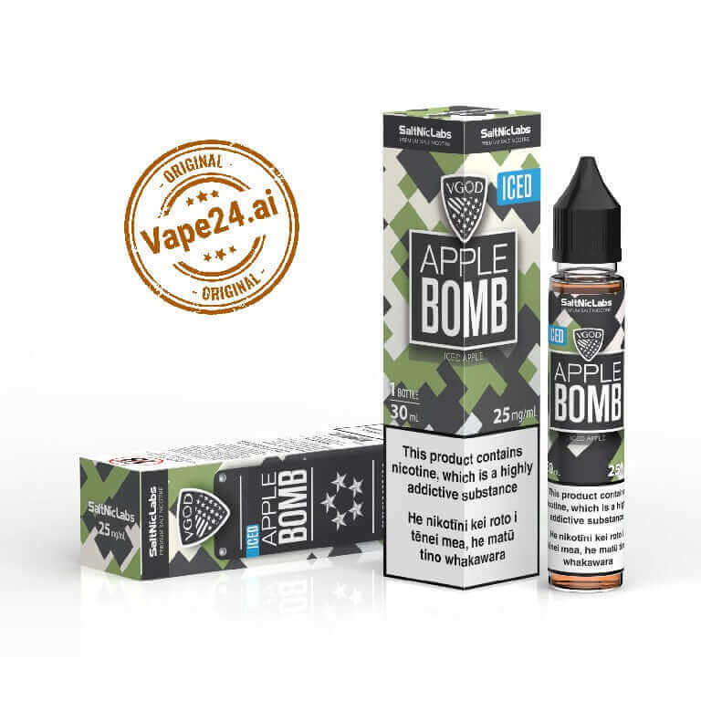 VGOD SaltNic 30ML E-Liquids - All Flavors Available in DubaiFLAVOR-: Apple Bomb ICED