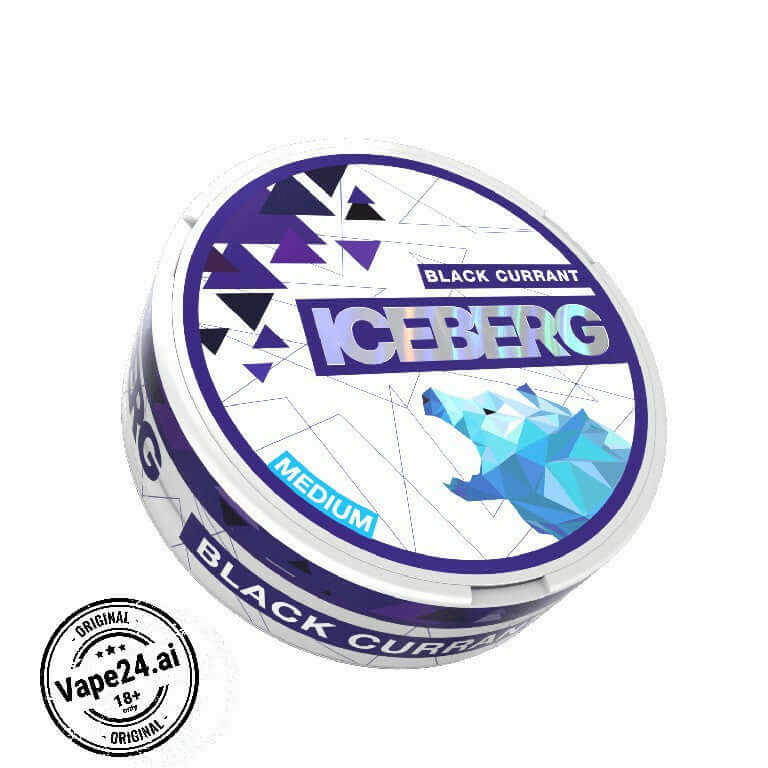 Iceberg Nicotine Pouches - Buy in Dubai, UAE Flavors: Black Currant – 20mg