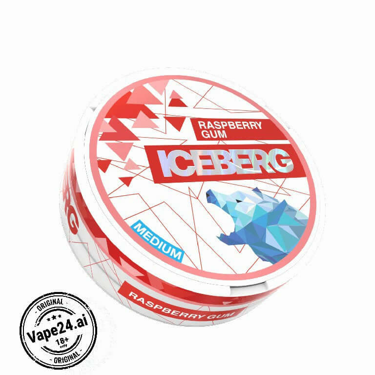 Iceberg Nicotine Pouches - Buy in Dubai, UAE Flavors: Raspberry Gum – 20mg