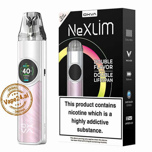 OXVA NeXLIM Pod System Kit 1500mAh – Buy in Dubai UAE Choose Model: Pearl Pink