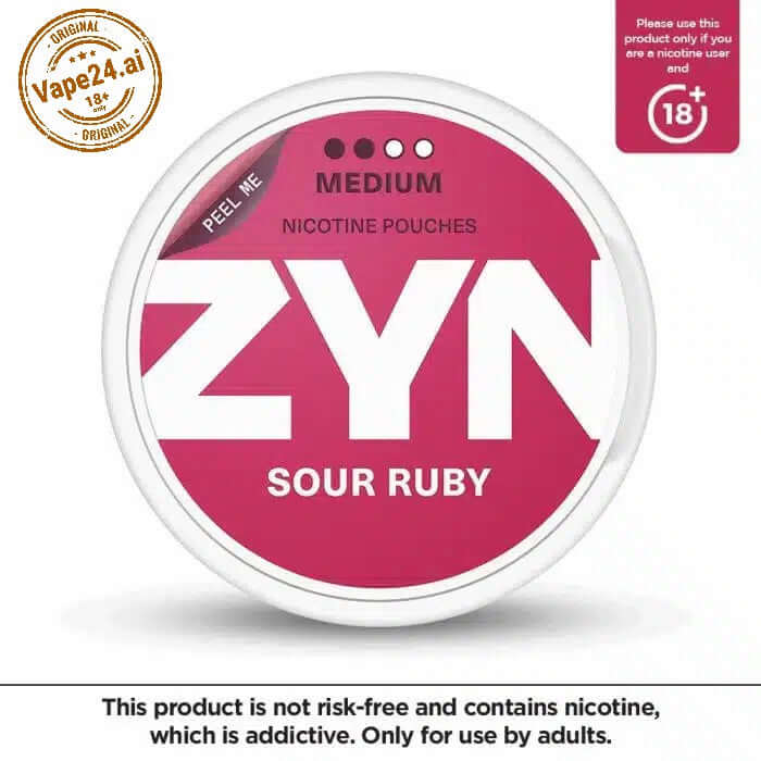 ZYN Nicotine Pouches Dubai - Smoke-Free NicotineFlavors ::: Sour Ruby – 6mg