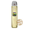 Uwell Caliburn G4 Pod System Vape 1300mAh in gold color with digital display features.