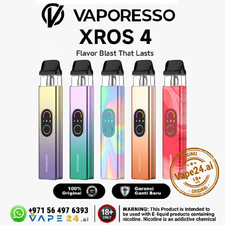 Vaporesso XROS 4 Pod System Kit in Dubai  Best Price  vape24.ai