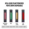 HYLA DOPA 4500 Puff Disposable free-Nicotine 0%mg new vape available In UAE 2023HYLA Disposable