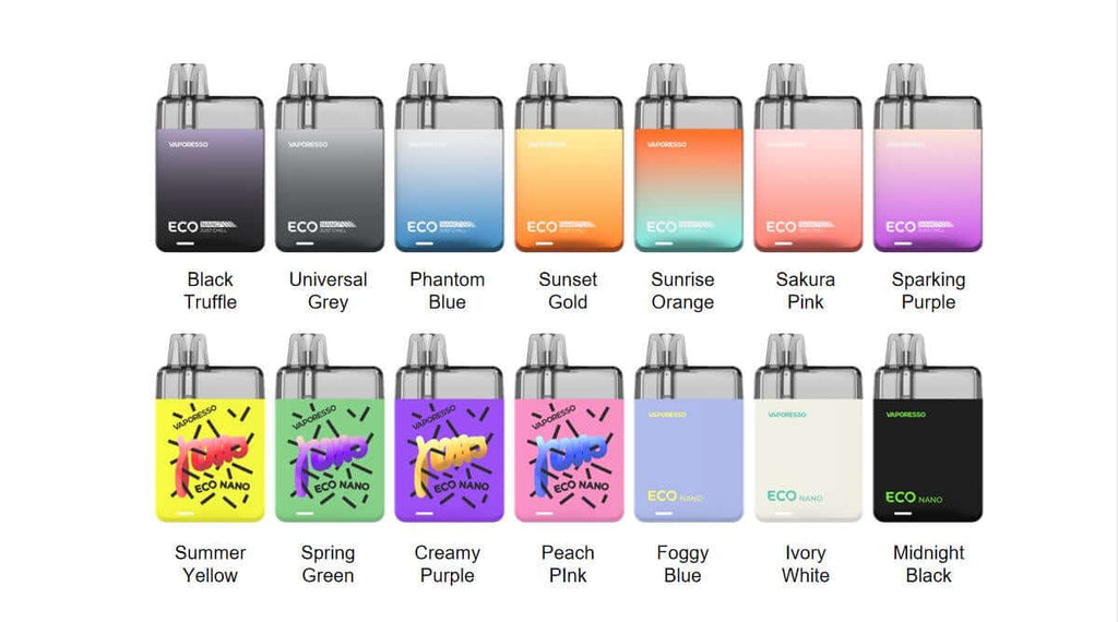Vaporesso Eco nano refillable Pod system vape above 13000 puffs New and Authentic good product In UAE