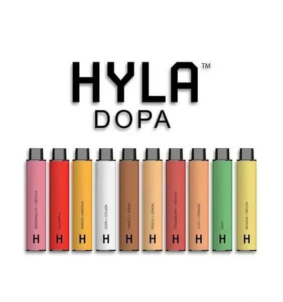 HYLA DOPA 4500 Puff Disposable free-Nicotine 0%mg new vape available In UAE 2023HYLA Disposable