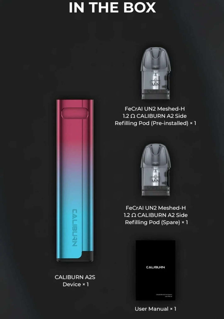 Buy UWELL Caliburn A2S Vape 2024 - Best Price in DubaiColor: Purple