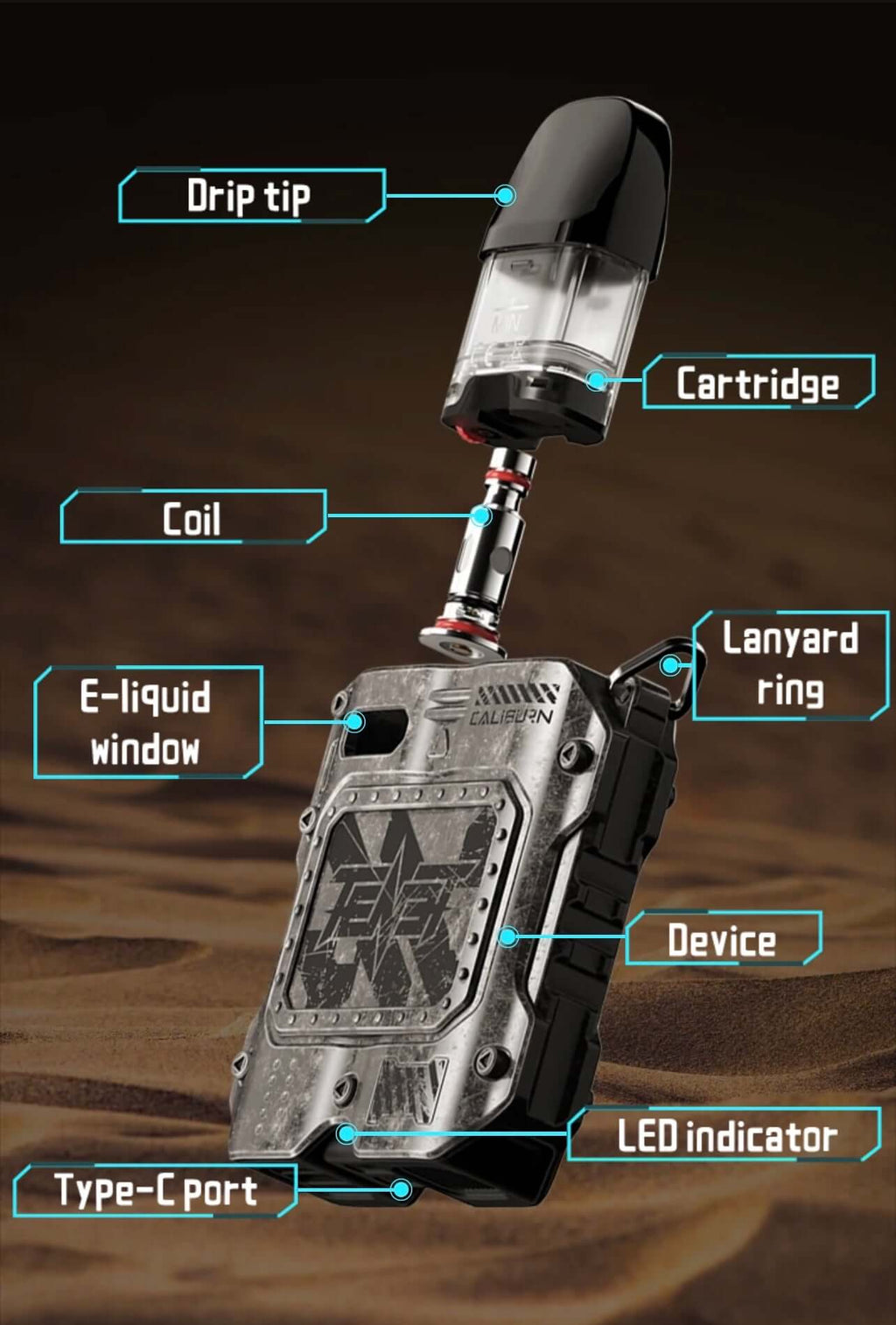 uwell caliburn lanyard Uwell caliburn tenet koko new model vape kit in UAE – vape24.ai