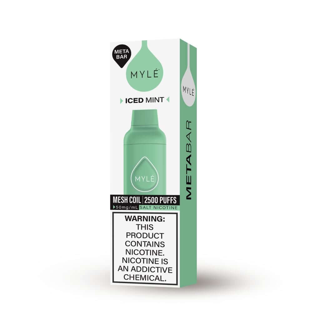 Myle Meta Bar 2500 Best Disposable Vape in UAEFlavors: ICED MINT