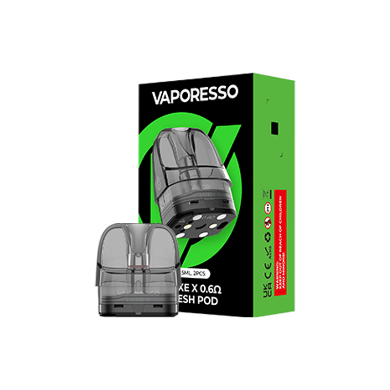 Vaporesso luxe X series all pods 1in/2pc podsMaterial: 0.4