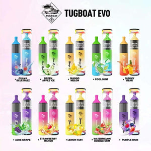 Tugboat Evo 4500 puffs Disposable Vape Best and popular 2023Flavors-: Cool Mint