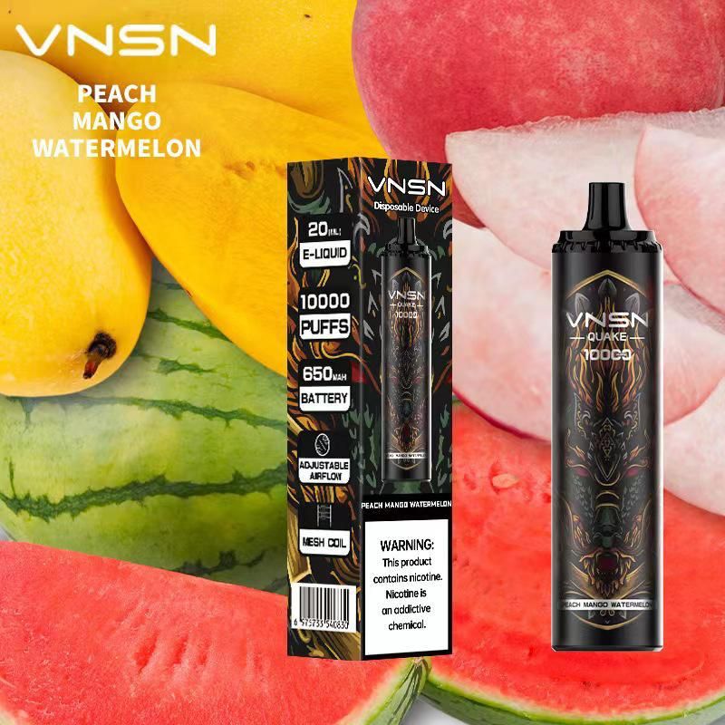 VNSN Quake 10000 Puffs - Ultimate Vaping ExperienceFlavors-: STRAWBERRY WATERMELON ICE