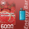 Energy Bar 6000puffs the new disposable vape availableFlavours: Blueberry Ice