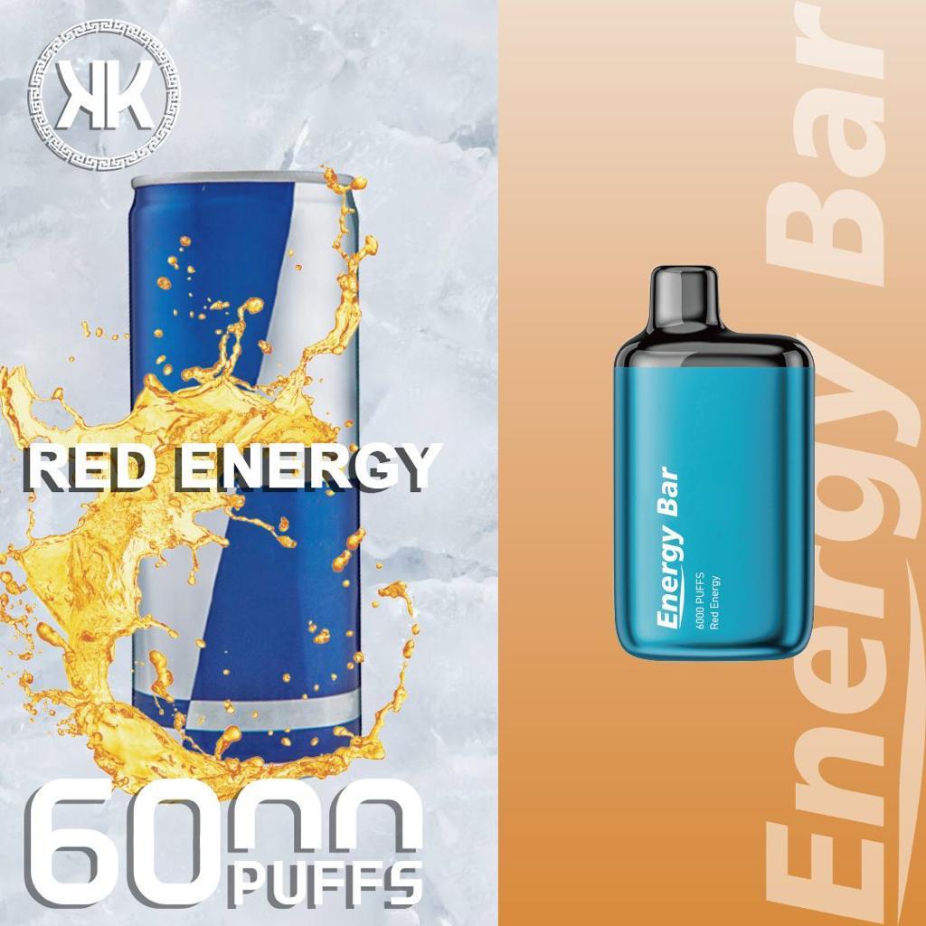 Energy Bar 6000puffs the new disposable vape availableFlavours: Blueberry Ice