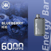 Energy Bar 6000puffs the new disposable vape availableFlavours: Blueberry Ice